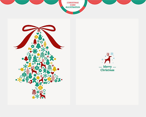 문양 별 리본 크리스마스 겨울 패턴 일러스트 눈사람 크리스마스카드 사람없음 빨간색 초록색 크리스마스트리 쿠키 루돌프 종 국내일러스트 AI파일 자연요소 계절 기념일 컬러 무늬 사슴 디저트 카드_감사 파일형식 벡터