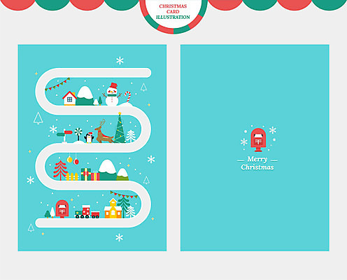 도로 하늘색 크리스마스 겨울 일러스트 눈사람 크리스마스카드 주택 선물 사람없음 울타리 크리스마스트리 설원 기차 우체통 눈 표지판 눈송이 펭귄 가랜드 크리스마스배경 겨울배경 국내일러스트 AI파일 자연요소 계절 기념일 길 육상교통 백그라운드 교통시설 조류 날씨 대중교통 카드_감사 알림판 눈_날씨 건물 파란색 담장 파티용품 파일형식 벡터