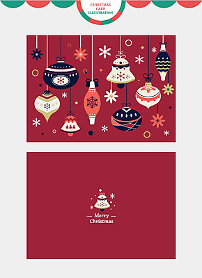 문양 꽃 크리스마스장식 크리스마스 겨울 패턴 일러스트 크리스마스카드 사람없음 장식 빨간색 장식볼 종 눈 눈송이 오너먼트 국내일러스트 AI파일 자연요소 식물 계절 기념일 컬러 무늬 날씨 카드_감사 눈_날씨 파일형식 벡터