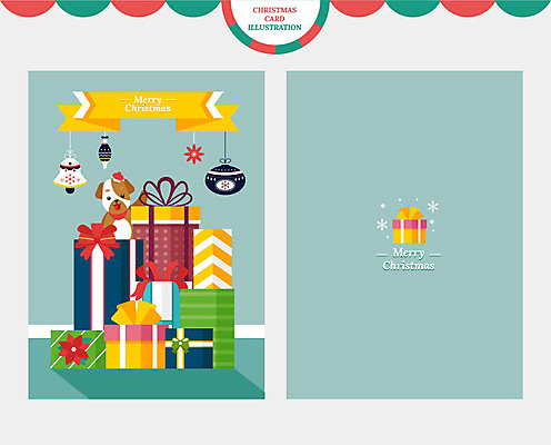 한마리 리본 하늘색 크리스마스장식 크리스마스 겨울 일러스트 크리스마스카드 선물 사람없음 선물상자 종 강아지 손인사 선물꾸러미 국내일러스트 AI파일 1 계절 기념일 카드_감사 파란색 반려동물 상자 인사 개 파일형식 벡터