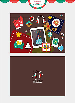 커피 장갑 크리스마스 겨울 일러스트 탁자 크리스마스카드 선물 사람없음 태블릿 갈색 쿠키 도넛 편지 귀마개 엽서 진저쿠키 국내일러스트 AI파일 잡화 계절 기념일 음료 컬러 가구 디저트 카드_감사 전자제품 스마트기기 파일형식 벡터