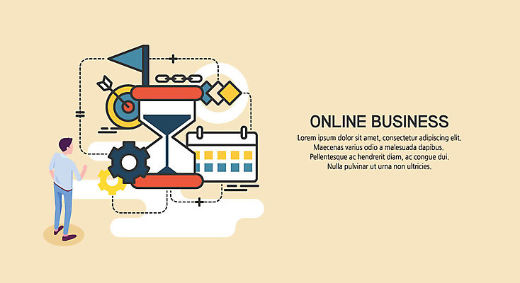 전신 남자 일러스트 비즈니스 화살 한명 사람 성인 노란색 달력 깃발 비즈니스맨 플랫 과녁판 모래시계 톱니바퀴 온라인 성인남자한명만 랜선라이프 국내일러스트 AI파일 1 라이프스타일 모래 시계 컬러 직장인 남자한명만 성인남자만 파일형식 벡터 언택트