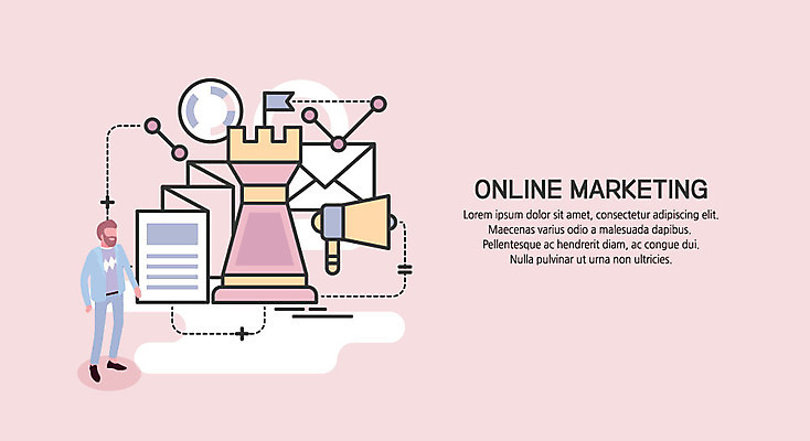 전신 남자 분홍색 일러스트 비즈니스 한명 사람 성인 확성기 비즈니스맨 플랫 체스말 편지 문서 온라인 마케팅 성인남자한명만 랜선라이프 국내일러스트 AI파일 1 라이프스타일 컬러 말_게임 직장인 체스 남자한명만 성인남자만 파일형식 벡터 언택트