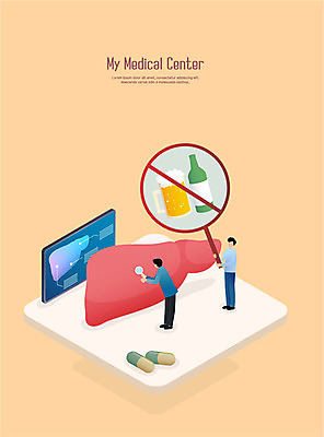 전신 응시 남자 일러스트 의학 돋보기 맥주 주류 병원 사람 성인 두명 알약 모니터 주황색 진료 금지 검사_조사 간 소주 금주 성인남자만 국내일러스트 AI파일 시선 음료 컬러 컴퓨터 약 장기_의학 남자만 성인만 파일형식 벡터