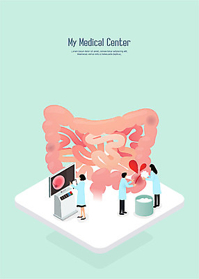 전신 여자 남자 일러스트 의학 병원 사람 성인 세명 파란색 모니터 진료 의사 수술 청소 대장 소장 닦기 성인만 국내일러스트 AI파일 컬러 모션 치료 컴퓨터 의료진 장기_의학 파일형식 벡터