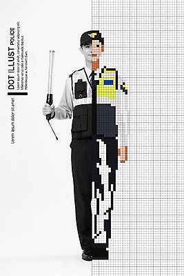 전신 편집이미지 직업 남자 비즈니스 한명 사람 20대 성인 앞모습 한국인 경찰 경찰복 경찰봉 픽셀 성인남자한명만 이미지편집 AI파일 1 뷰포인트 유니폼 동양인 청년 남자한명만 성인남자만 파일형식 벡터