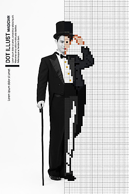 전신 편집이미지 직업 남자 비즈니스 지팡이 한명 사람 20대 성인 앞모습 한국인 마술사 마술사모자 픽셀 성인남자한명만 이미지편집 AI파일 모자_잡화 1 뷰포인트 동양인 청년 마술 남자한명만 성인남자만 파일형식 벡터