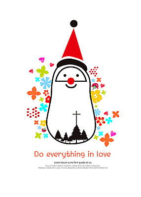 PSD 꽃 기독교 십자가 일러스트 산타모자 수채화 따뜻함 사랑 미소 사람없음 컬러풀 교회 귀여움 하트 감성 산타모양 국내일러스트 모양 식물 모자_잡화 감정 종교 컬러 컨셉 크리스마스 종교건축 표정 건물 산타클로스 파일형식