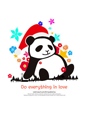 PSD 나무 한마리 꽃 기독교 일러스트 산타모자 수채화 따뜻함 사랑 사람없음 컬러풀 교회 귀여움 판다 감성 국내일러스트 식물 모자_잡화 1 감정 종교 컬러 컨셉 크리스마스 곰 종교건축 건물 파일형식