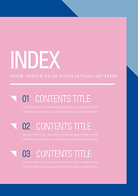 템플릿 내지 분홍색 비즈니스 사람없음 파란색 삼각형 프레젠테이션 문서템플릿 서식 문서 제안서 목차 이미지템플릿 AI파일 도형 컬러 파일형식 벡터