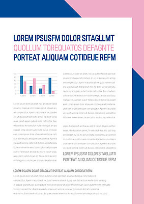 템플릿 내지 분홍색 비즈니스 그래프 사람없음 파란색 프레젠테이션 문서템플릿 서식 문서 제안서 이미지템플릿 AI파일 컬러 파일형식 벡터