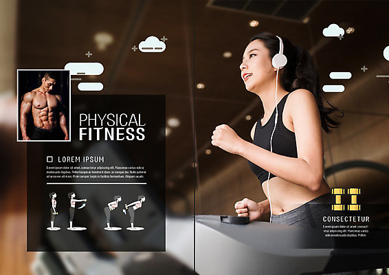 PSD 템플릿 표지디자인 북디자인 출판디자인 여자 남자 내지 리플렛 다이어트 북커버 근육 사람 팜플렛 상반신 20대 성인 두명 달리기 운동 건강관리 헬스 헤드셋 아령 헬스장 한국인 런닝머신 성인만 이미지템플릿 음향기기 모션 건강 관리 동양인 청년 운동기구 헤드폰 파일형식