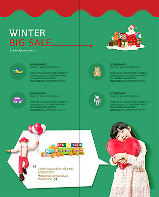 전신 PSD 템플릿 표지디자인 북디자인 출판디자인 여자 노년 남자 내지 어린이 리플렛 겨울 2단접지 북커버 선물 미소 들기 사람 팜플렛 상반신 두명 초록색 선물상자 쇼핑 산타클로스 한국인 북극곰 하트쿠션 풍선 빅세일 이미지템플릿 계절 컬러 쿠션 크리스마스 곰 모션 표정 동양인 성인 상자 세일 하트 파일형식