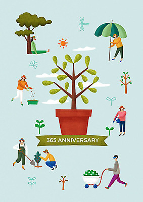 전신 PSD 나무 식물 구름 모자 여자 기념일 남자 행복 화분 일러스트 자연 휴식 사람 여러명 성인 파란색 태양 수레 물뿌리개 파라솔 삽 식목일 힐링 나무심기 국내일러스트 자연요소 잡화 감정 컬러 다수 컨셉 이벤트 카트 생태계 심기 파일형식