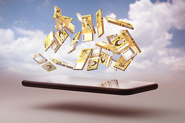PSD 구름 편집이미지 비즈니스 하늘 정보기술 사람없음 금융 스마트폰 노란색 3D 돈다발 스마트 디지털합성 은행 오만원 금융거래 모바일뱅킹 스마트뱅킹 목업 핀테크 편집3D 자연요소 컬러 컨셉 지폐 돈 모바일 기술 경제 핸드폰 스마트기기 뱅킹 파일형식