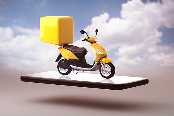 PSD 편집이미지 비즈니스 모바일 정보기술 사람없음 스마트폰 노란색 3D 오토바이 구매 스마트 배송 디지털합성 결제 주문 모바일쇼핑 예약 배달음식 목업 핀테크 음식배달 편집3D 음식 컬러 컨셉 기술 금융 핸드폰 스마트기기 쇼핑 바이크 배달 온라인쇼핑 파일형식