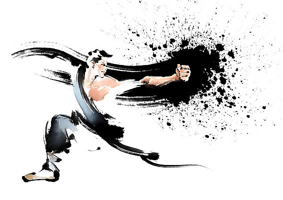 전신 PSD 남자 일러스트 캘리그라피 모션 붓터치 한명 사람 성인 주먹 무도 번짐 무술인 성인남자한명만 국내일러스트 1 스포츠 남자한명만 성인남자만 파일형식 효과