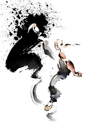 전신 PSD 남자 일러스트 캘리그라피 모션 붓터치 한명 사람 성인 무도 킥 번짐 무술인 성인남자한명만 국내일러스트 1 스포츠 남자한명만 성인남자만 파일형식 효과