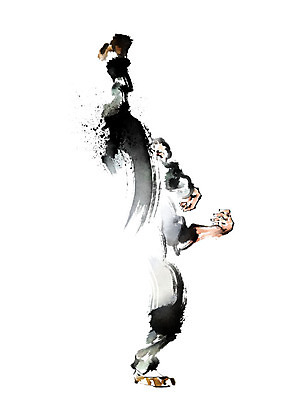 전신 PSD 남자 일러스트 캘리그라피 모션 붓터치 한명 사람 성인 무도 킥 무술인 성인남자한명만 국내일러스트 1 스포츠 남자한명만 성인남자만 파일형식