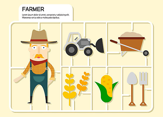 전신 직업 남자 일러스트 옥수수 한명 사람 성인 수레 농부 농기구 밀 삽 장래희망 트랙터 성인남자한명만 국내일러스트 AI파일 1 농업 곡류 카트 농기계 특수차량 남자한명만 성인남자만 파일형식 벡터