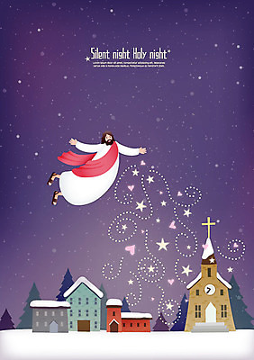 전신 남자 별 기독교 종교 크리스마스 겨울 일러스트 주택 한명 사람 성인 교회 평화 보라색 비행 예수 하나님 축복 야간 성인남자한명만 국내일러스트 AI파일 자연요소 1 계절 기념일 컬러 컨셉 종교건축 건물 신_종교 남자한명만 성인남자만 파일형식 벡터