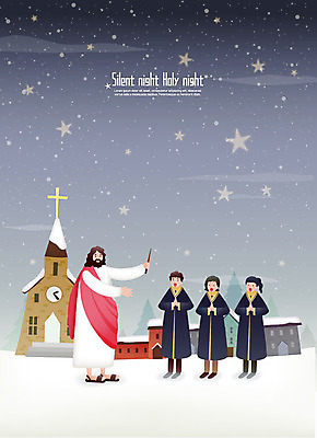 전신 여자 남자 행복 별 기독교 종교 어린이 크리스마스 겨울 일러스트 사람 여러명 성인 컬러풀 교회 평화 마을 눈 예수 하나님 찬송가 찬양 지휘 성가대 국내일러스트 AI파일 자연요소 계절 기념일 감정 컬러 다수 컨셉 노래 종교건축 날씨 건물 신_종교 합창 파일형식 벡터