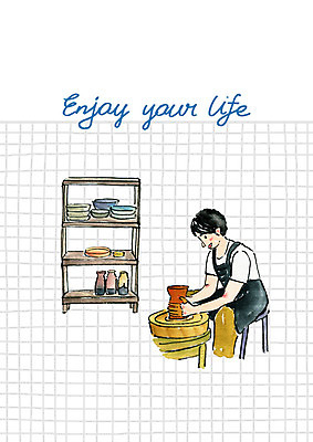 PSD 라이프스타일 접시 남자 행복 일러스트 붓터치 수채화 선반 한명 사람 상반신 성인 취미 도자기 사기그릇 도자기공예 즐거움 도자기물레 물레 성인남자한명만 소확행 국내일러스트 1 그릇 식기 감정 가구 생활 공예 신조어 남자한명만 성인남자만 파일형식