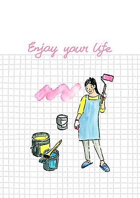 전신 PSD 라이프스타일 여자 행복 일러스트 붓터치 수채화 한명 사람 성인 취미 붓 페인트칠 즐거움 페인트통 페인트붓 페인트롤러 DIY 성인여자한명만 소확행 국내일러스트 1 감정 페인팅 통 생활 페인트 신조어 여자한명만 성인여자만 파일형식