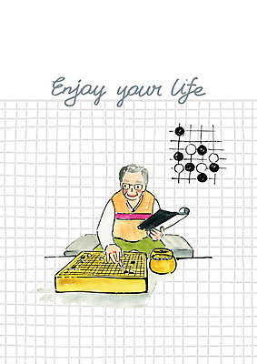 전신 PSD 라이프스타일 노년 남자 행복 일러스트 붓터치 수채화 한명 사람 앉기 취미 책 즐거움 바둑 바둑알 바둑판 노인남자한명만 소확행 국내일러스트 1 감정 모션 놀이 성인 생활 신조어 남자한명만 노인남자만 파일형식