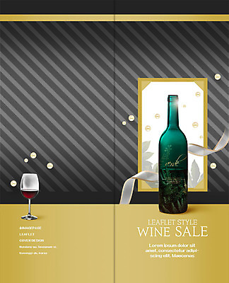 PSD 템플릿 표지디자인 북디자인 출판디자인 표지 리본 리플렛 크리스마스 와인잔 2단접지 북커버 팜플렛 사람없음 쇼핑 노란색 세일 와인 검은색 줄무늬 이미지템플릿 기념일 컬러 무늬 술잔 주류 파일형식