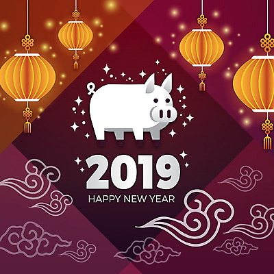 구름 한마리 전통 백그라운드 일러스트 새해 사람없음 빛 반짝임 전통문양 축제 돼지 화려 자주색 해피뉴이어 구름모양 전통등 2019년 기해년 국내일러스트 AI파일 돼지의해 자연요소 모양 1 문양 컬러 컨셉 포유류 모션 조명 새해인사 돼지띠 연도 파일형식 벡터 구름_자연