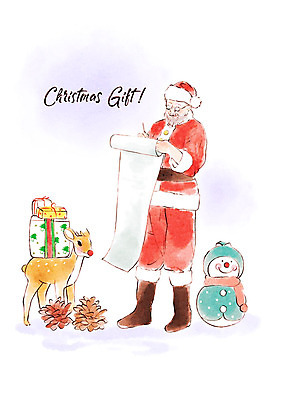 전신 PSD 노년 남자 종이 크리스마스 일러스트 눈사람 사슴 따뜻함 선물 한명 사람 빨간색 컬러풀 산타클로스 루돌프 기록 솔방울 선물리스트 노인남자한명만 국내일러스트 1 기념일 컬러 포유류 성인 남자한명만 노인남자만 파일형식