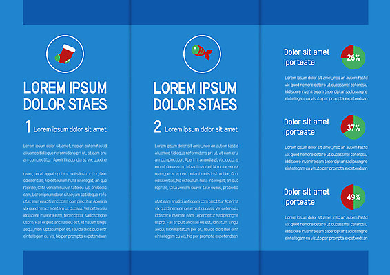 템플릿 표지디자인 북디자인 출판디자인 내지 리플렛 크리스마스장식 크리스마스 북커버 3단접지 그래프 양말 팜플렛 사람없음 파란색 크리스마스양말 이미지템플릿 AI파일 기념일 컬러 파일형식 벡터