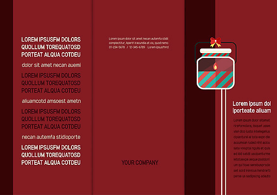 템플릿 표지디자인 북디자인 출판디자인 표지 리플렛 크리스마스장식 크리스마스 북커버 초 3단접지 유리병 팜플렛 사람없음 빨간색 소이캔들 이미지템플릿 AI파일 기념일 컬러 병_용기 파일형식 벡터