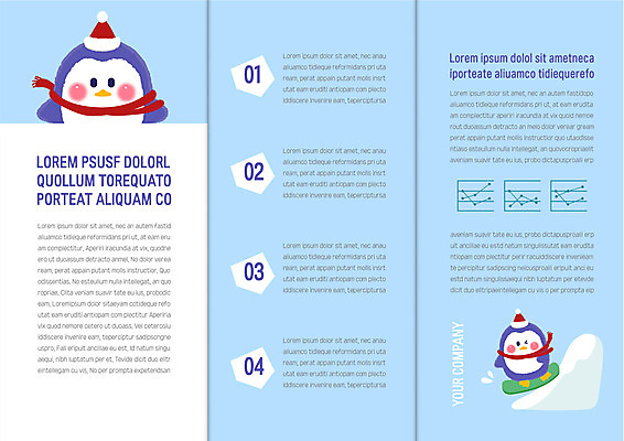 템플릿 캐릭터 표지디자인 북디자인 출판디자인 내지 리플렛 스포츠 동물캐릭터 하늘색 두마리 겨울 북커버 3단접지 산타모자 그래프 팜플렛 사람없음 목도리 스노우보드 언덕 펭귄 이미지템플릿 AI파일 동물 모자_잡화 잡화 계절 크리스마스 2 조류 파란색 보드_스포츠 파일형식 벡터