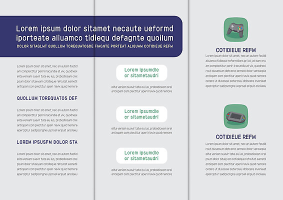 템플릿 표지디자인 북디자인 출판디자인 내지 리플렛 북커버 3단접지 팜플렛 사람없음 파란색 게임기 원격조종 조종장치 이미지템플릿 AI파일 컬러 장비 파일형식 벡터