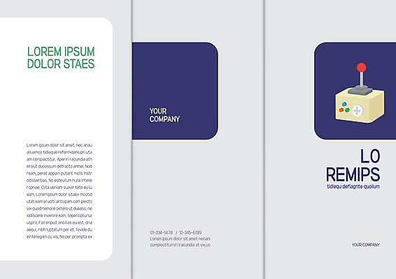 템플릿 표지디자인 북디자인 출판디자인 표지 리플렛 북커버 3단접지 팜플렛 사람없음 파란색 게임기 원격조종 조종장치 이미지템플릿 AI파일 컬러 장비 파일형식 벡터