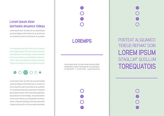 템플릿 표지디자인 북디자인 출판디자인 표지 리플렛 패턴 북커버 3단접지 팜플렛 사람없음 보라색 물방울무늬 흰색 원형 민트색 이미지템플릿 AI파일 도형 컬러 무늬 파일형식 벡터