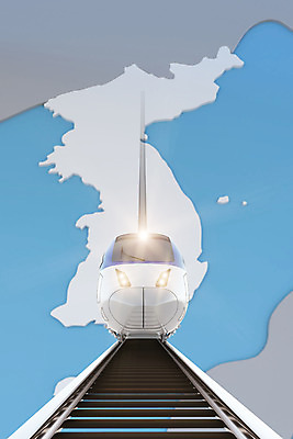 PSD 편집이미지 바다 지도 사람없음 아웃포커스 빛 3D 평화 기찻길 기차 디지털합성 한반도 통일 철도의날 남북통일 편집3D 육상교통 컨셉 대중교통 촬영기법 파일형식 법정기념일