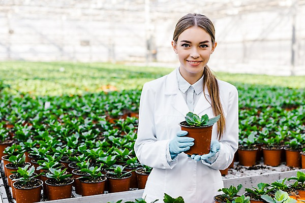포토 JPG 서양인 외국인 응시 여자 화분 실내 실험 한명 미소 들기 사람 상반신 20대 성인 앞모습 여러개 실험복 생명공학 연구원 체코 온실 성인여자한명만 국내포토 직업 1 시선 유럽 뷰포인트 다수 의학 모션 표정 인종 청년 내부 가운 여자한명만 성인여자만 파일형식