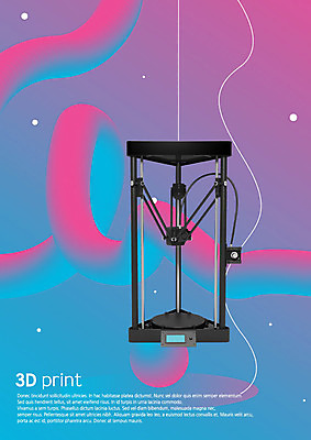 편집이미지 선 분홍색 비즈니스 사람없음 파란색 디지털 기계 스마트 그라데이션 디지털산업 3D프린터 4차산업 AI_인공지능 이미지편집 산업 컬러 컨셉 인쇄기