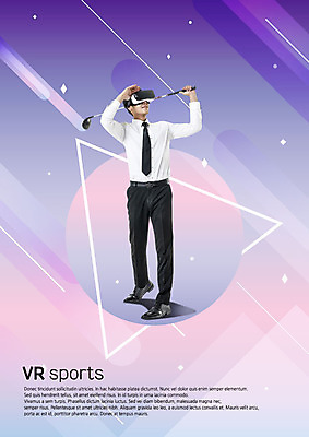 전신 편집이미지 응시 남자 스포츠 분홍색 골프 비즈니스 한명 사람 정장 20대 성인 앞모습 디지털 보라색 기계 골프채 한국인 직장인 비즈니스맨 스마트 디지털산업 가상현실 성인남자한명만 4차산업 VR기기 AI_인공지능 이미지편집 직업 1 시선 옷 산업 뷰포인트 컬러 컨셉 골프용품 동양인 청년 구기 남자한명만 성인남자만