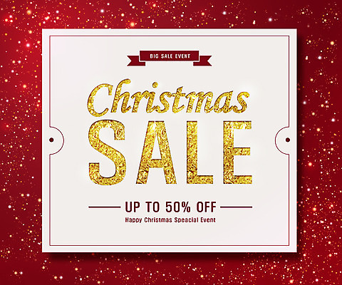 PSD 편집이미지 크리스마스 이벤트 사람없음 빨간색 반짝임 세일 금색 화려 반값 빅세일 프로모션 이미지편집 기념일 컬러 컨셉 모션 파일형식