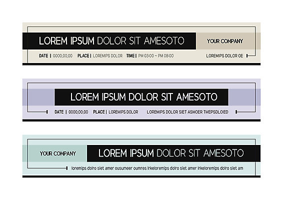템플릿 배너 배너템플릿 가로배너 비즈니스 사각프레임 사람없음 검은색 현수막 파스텔 파스텔톤 배너세트 AI파일 컬러 학용품 프레임 가로 세트 사각형 파일형식 벡터