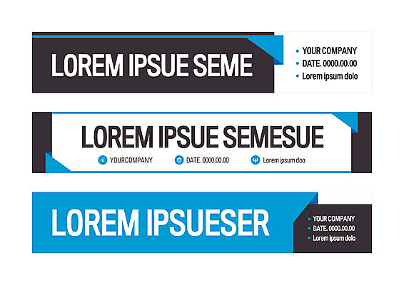 템플릿 배너 배너템플릿 가로배너 사각프레임 프레임 이벤트 사람없음 파란색 검은색 현수막 배너세트 AI파일 컬러 가로 세트 사각형 파일형식 벡터