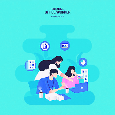 여자 남자 커피 일러스트 회사 비즈니스 전구 회의 그래프 사람 상반신 성인 세명 노트북 사무실 가리킴 직장인 비즈니스맨 비즈니스우먼 커피잔 토론 문서 민트색 얼굴없음 성인만 국내일러스트 AI파일 직업 음료 컬러 잔 손짓 전자제품 파일형식 벡터