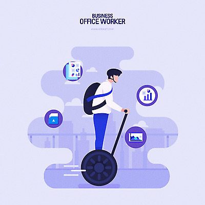 전신 구름 남자 교통수단 가방 일러스트 비즈니스 그래프 한명 사람 성인 도시 직장인 비즈니스맨 헬멧 문서 출퇴근 백팩 연보라색 세그웨이 얼굴없음 성인남자한명만 국내일러스트 AI파일 자연요소 직업 1 잡화 육상교통 교통 보라색 보호장비 남자한명만 성인남자만 파일형식 벡터