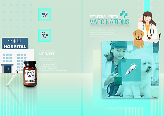 PSD 템플릿 표지디자인 북디자인 출판디자인 여자 표지 반려견 리플렛 북커버 청진기 주사기 세마리 사람 팜플렛 상반신 20대 성인 두명 반려동물 고양이 한국인 의사가운 강아지 주사약 동물병원 수의사 반려 백신 비숑프리제 이미지템플릿 동물 포유류 의학 의료기기 병원 3 동양인 청년 약 의사 가운 개 파일형식