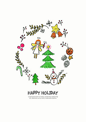 PSD 열매 행복 별 인형 크리스마스 일러스트 눈사람 천사 수채화 요정 사람없음 장식 컬러풀 크리스마스트리 나뭇가지 솔방울 크리스마스종 크리스마스지팡이 크리스마스리스 국내일러스트 자연요소 나무 식물 기념일 감정 컬러 지팡이 화환 종 파일형식