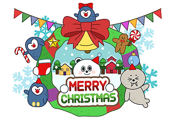 나무 캐릭터 리본 동물캐릭터 크리스마스 겨울 일러스트 주택 따뜻함 미소 사람없음 마을 종 눈 물개 즐거움 펭귄 북극곰 크리스마스양말 가랜드 진저맨 크리스마스지팡이 크리스마스리스 국내일러스트 일러캐릭터 AI파일 자연요소 식물 동물 계절 기념일 감정 크리스마스장식 곰 포유류 조류 지팡이 날씨 양말 표정 건물 바다동물 화환 파티용품 진저쿠키 파일형식 벡터